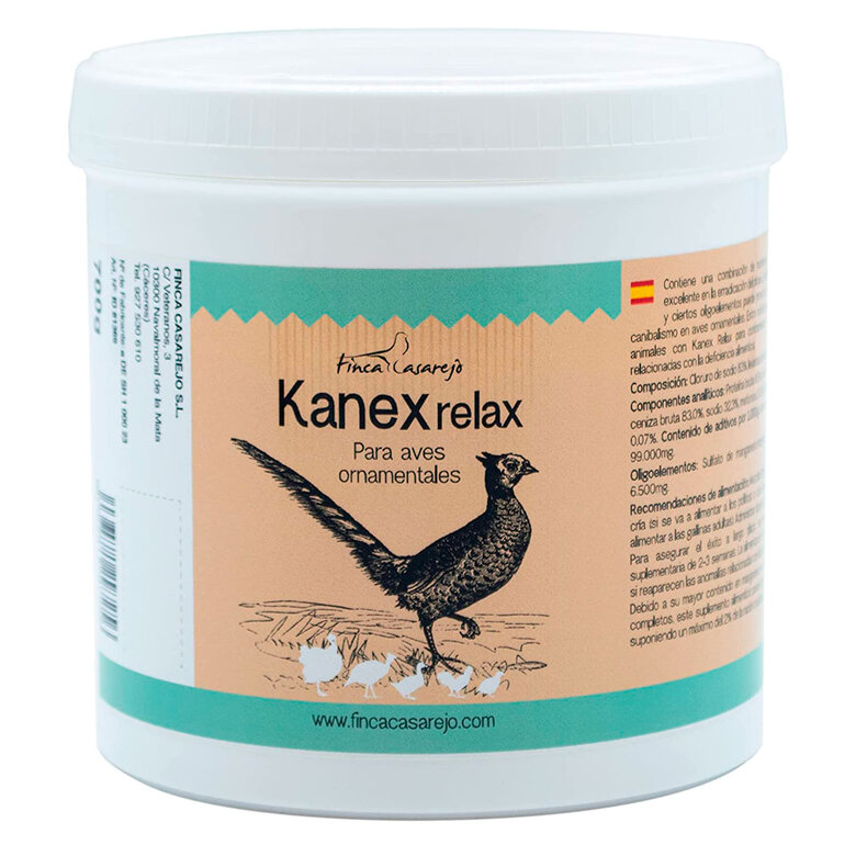 Suplemento Anti Picaje para Aves de Corral – Kanex Relax 700 g - Minerales y Vitaminas para Gallinas, Faisanes, Pollitos - Complemento Alimenticio Rico en Aminoácidos para Prevenir el Picaje, , large image number null