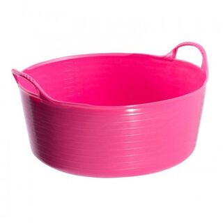 Cubo Tubtrug flexible con poca profundidad color Rosa