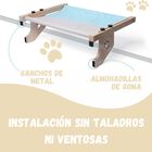 EL ÁTICO PETS Hamaca Gato Ventana. Uso Colgante a 2 Patas o en Suelo con 4 Patas. Cama Gato Radiador. Hamaca Ventana Gato. Cama para Gatos Grande. Cat Bed. Camita para Gatos, , large image number null