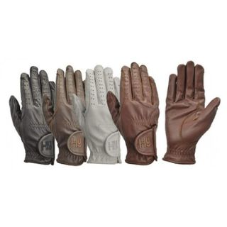 Guantes infantiles de montar en piel color Blanco