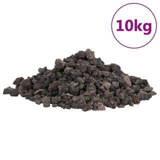 Vida XL Rocas Volcánicas negras para acuários