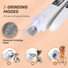 Nobleza Lima de Uñas Eléctrica para Perros, Cortauñas Perro y Gato 2 en 1, Corta Uñas de Mascotas, Cortador Uñas Electrico, Tijeras Profesional con Funda Protectora Antisalpicaduras y 2 Luces LED, , large image number null