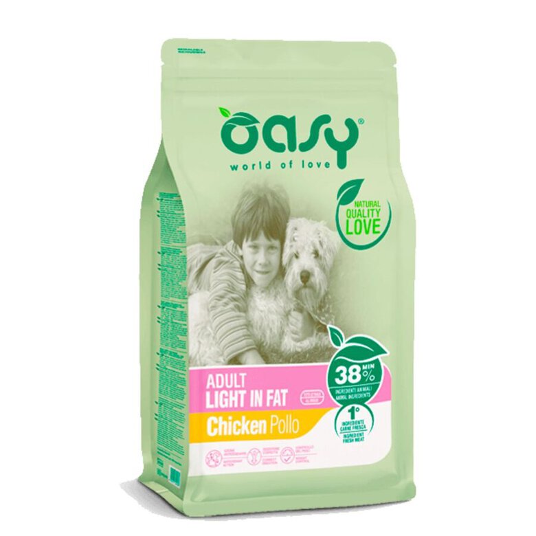 Oasy Adult Light Pollo pienso para perros, , large image number null