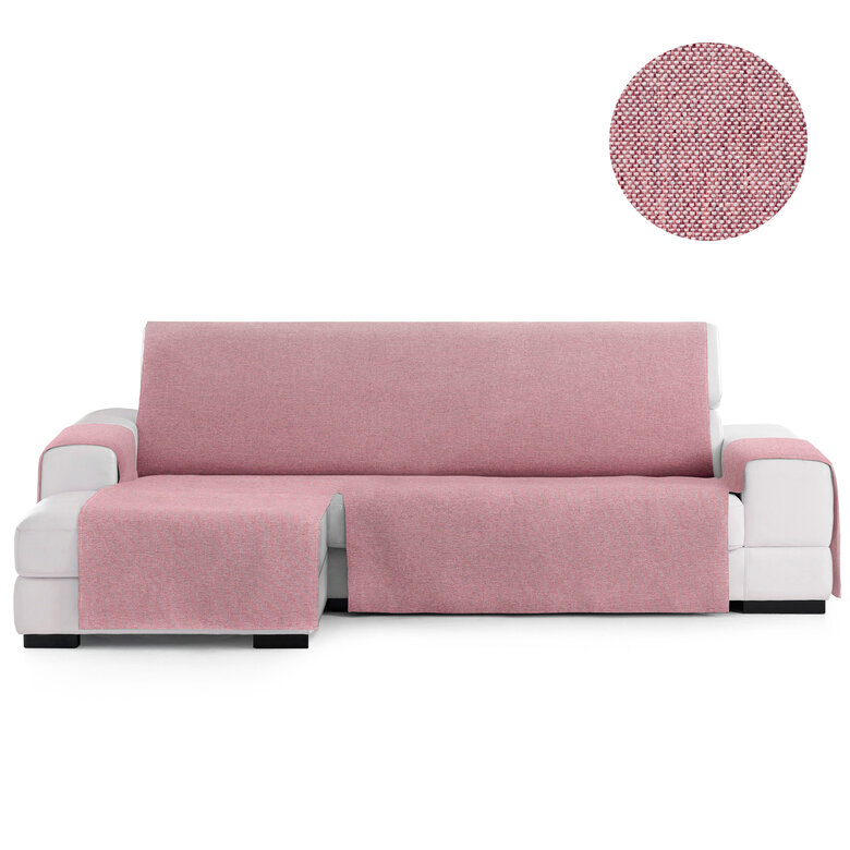 Vipalia Protector Cubre Sofá Chaise Izquierdo Color Rosa Modelo Brisa para perros, , large image number null