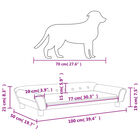 Vida XL Cama Gris para perros, , large image number null