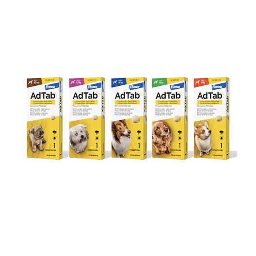 AdTab Comprimidos Masticables Antiparasitarios para perros, , large image number null