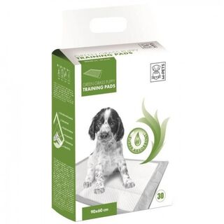 MPets green learning mat alfombra de aprendizaje blanco para cachorros