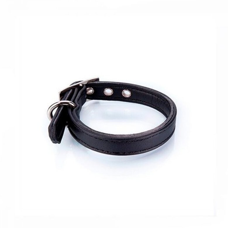 Collar de cuero vegano Pamppy especial Toy color Negro, , large image number null