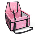 Nobleza - Refuerzo de Coche para Perros, Asiento del Coche de Seguridad para Mascotas Perro Gato Plegable Lavable Viaje Bolsas y Otra Mascota Pequeña con Cremallera Bolsillo, 40 * 34 * 25 cm, Rosa, , large image number null