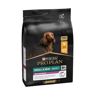 Pro Plan Adult Small y Mini Pollo pienso para perros Sénior +9