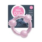 Juguete para masticar perro Zeus Duo Tres Aros, 15 cm, Lila, aroma a Coco, , large image number null