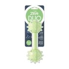 Juguete para masticar perro Zeus Duo Mancuerna con Púas, 18cm, Verde, aroma a Menta, , large image number null