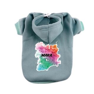 Sudadera Mancha de Colores para perros color Celeste