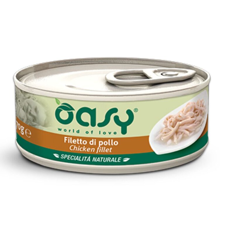 Oasy Filete de Pollo en lata para gatos, , large image number null