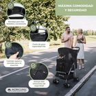 Mobiclinic Carrito para perros Ruedas con freno y 360º 3 accesos Con toldo Cesta almacenaje y portavasos Negro, , large image number null