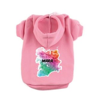 Sudadera Mancha de Colores para perros color Rosa