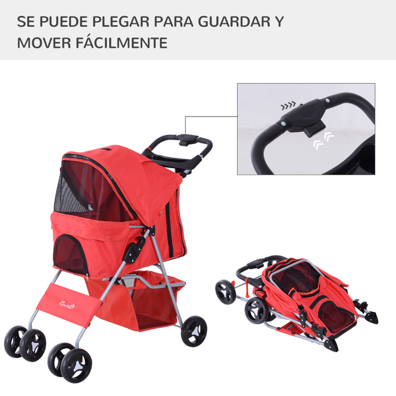 Pawhut carrito plegable para perros, , large image number null