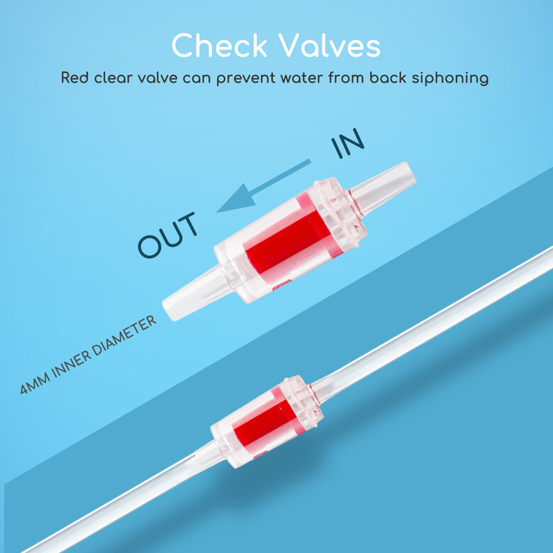 Nobleza 4-en-1 Accesorios Bomba de Aire para Acuarios, 2m x 4mm Manguera de Tubo de Oxígeno, 1 x VáLvula de RetencióN, 1 x Grifo en T, 1 x Piedra Porosa, , large image number null
