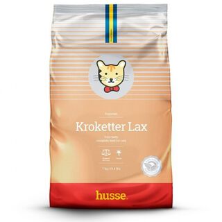 Pienso para gatos Husse Kroketter Lax sabor Salmón