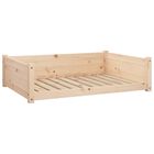 VidaXL Estructura lisa cama de madera para perros, , large image number null