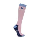 Pack de 3 calcetines de equitación color Azul/Blanco/Rosa, , large image number null