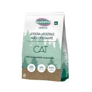 Inodorina Green Eco Arena aglomerante para gatos