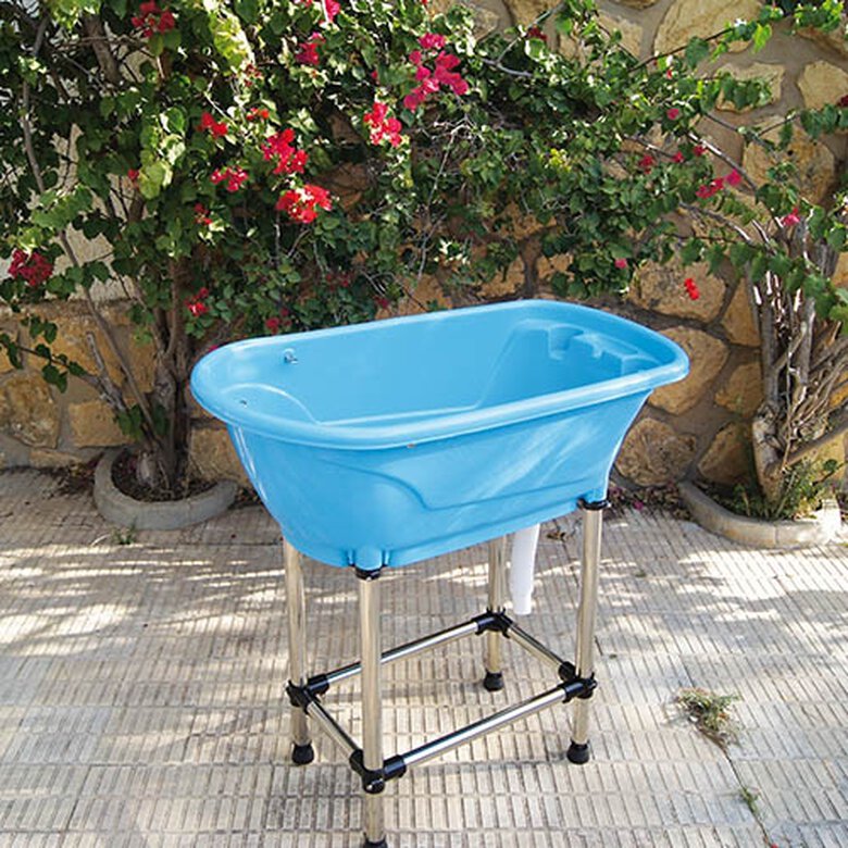 Bañera para mascotas perros y gatos con patas Ibáñez portátil Tailor's bath Medidas: 96 x 50 x (alt.) 92 cm, , large image number null