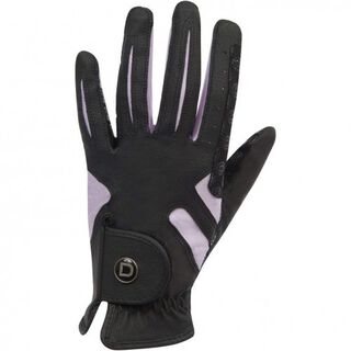 Guantes de equitación Cool-it Gel unisex adultos color Negro/Rosa