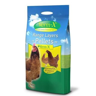 Gránulos Verm-X de capas para gallinas 