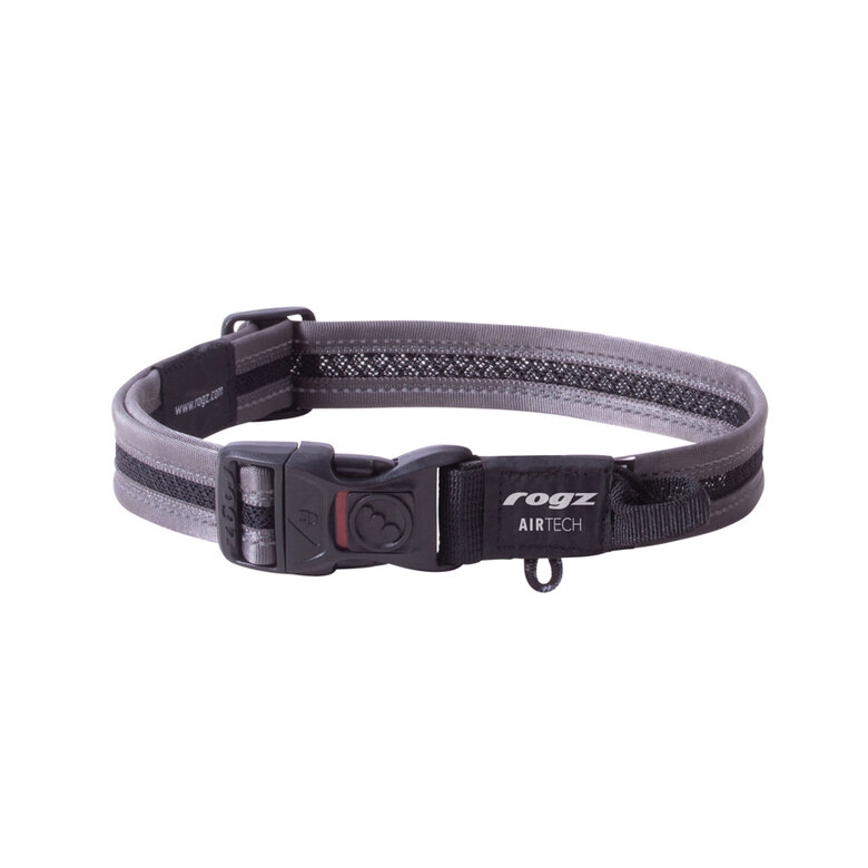 Rogz Airtech Collar gris para perros, , large image number null