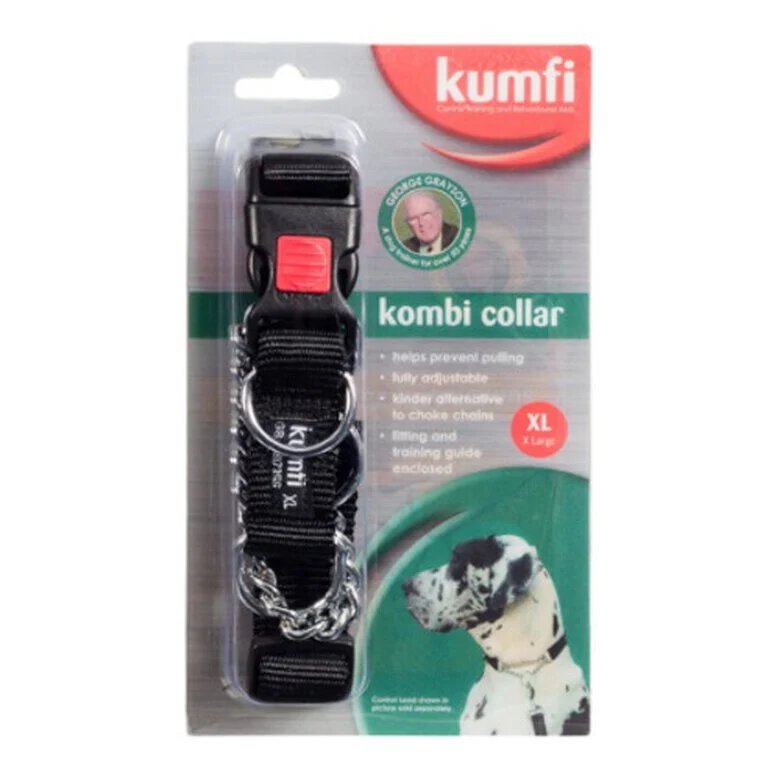 Kumfi Kombi Collar anti tirones de nylon para perros image number null