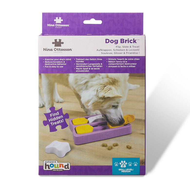 Outward Hound Nina Ottosson Brick Puzzle para perros, , large image number null