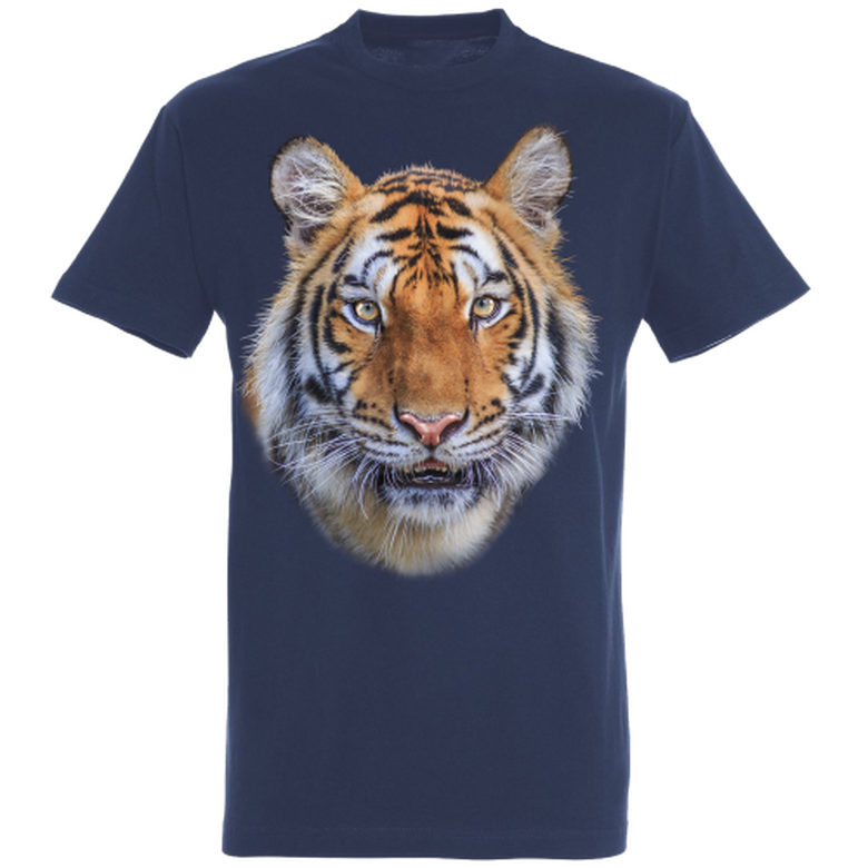 Camiseta Cara Tigre color Azul, , large image number null