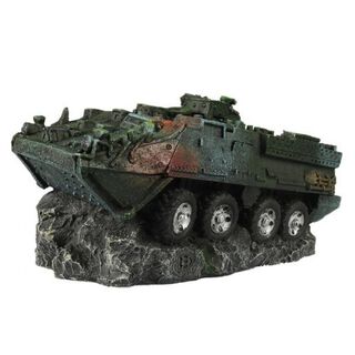 Tanque Stryker para decoración de acuarios color Verde