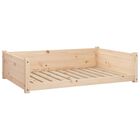 VidaXL Estructura lisa cama de madera para perros, , large image number null