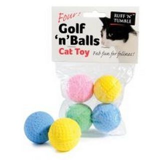 Paquete de pelotas Golf'n'balls para gatos color Variado