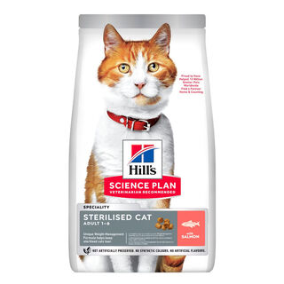 Hill's Science Plan Sterilised Adult Salmón pienso para gatos