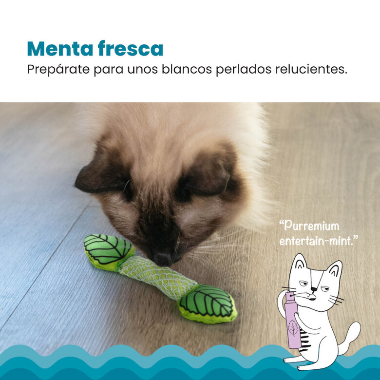 Outward Hound Catstages Fresh Breath Stick Peluche Dental con Menta para gatos, , large image number null