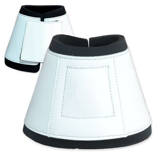 Guarnicioneria Los Nietos Campanas Cuero Y Neopreno Color Blanco Equipamiento Para El Caballo 