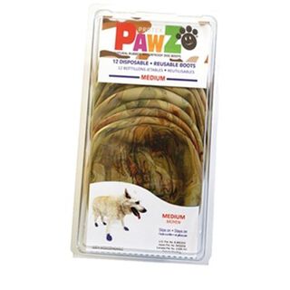 Botas de caucho natural Pawz para perros color Camuflaje