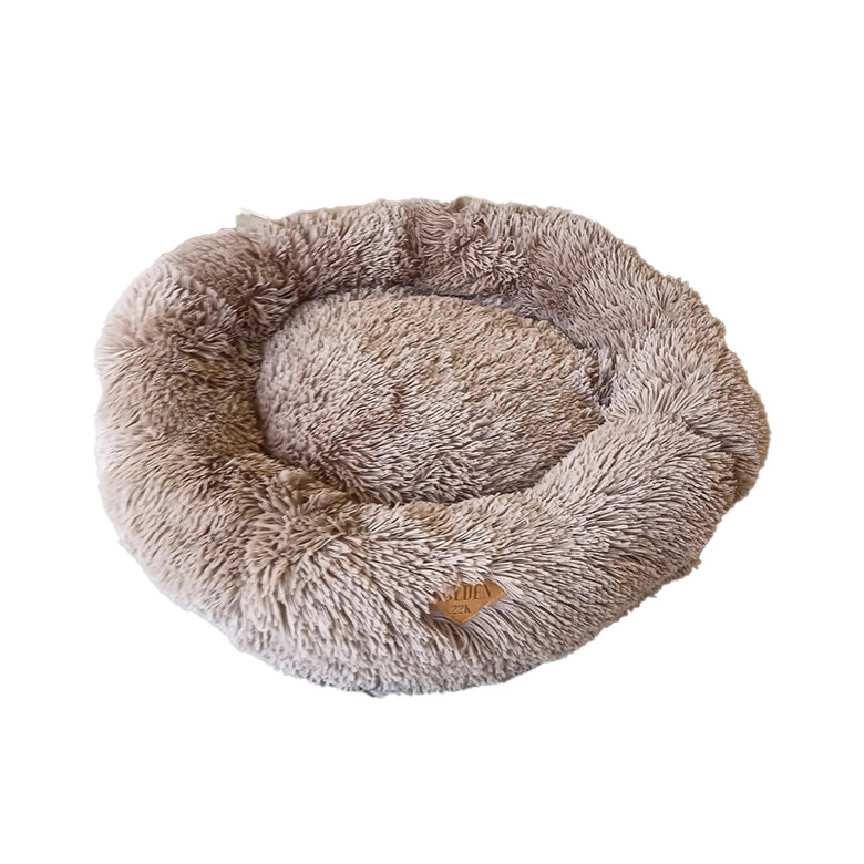 Cama donut Golden 22k para gatos y perros pequeños (diámetro 60cm), , large image number null