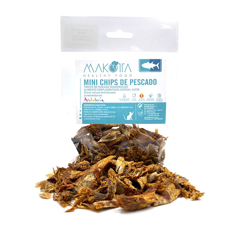 Mini chips de pescado deshidratado - Pack de 3 bolsas, , large image number null