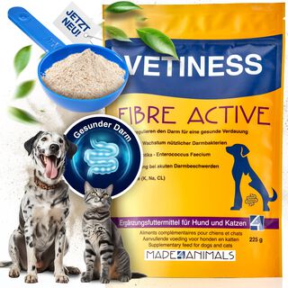 Vetiness Fibre Active Probióticos para perros y gatos