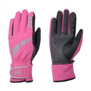 Guantes reflectantes impermeables multiusos para adultos color Rosa