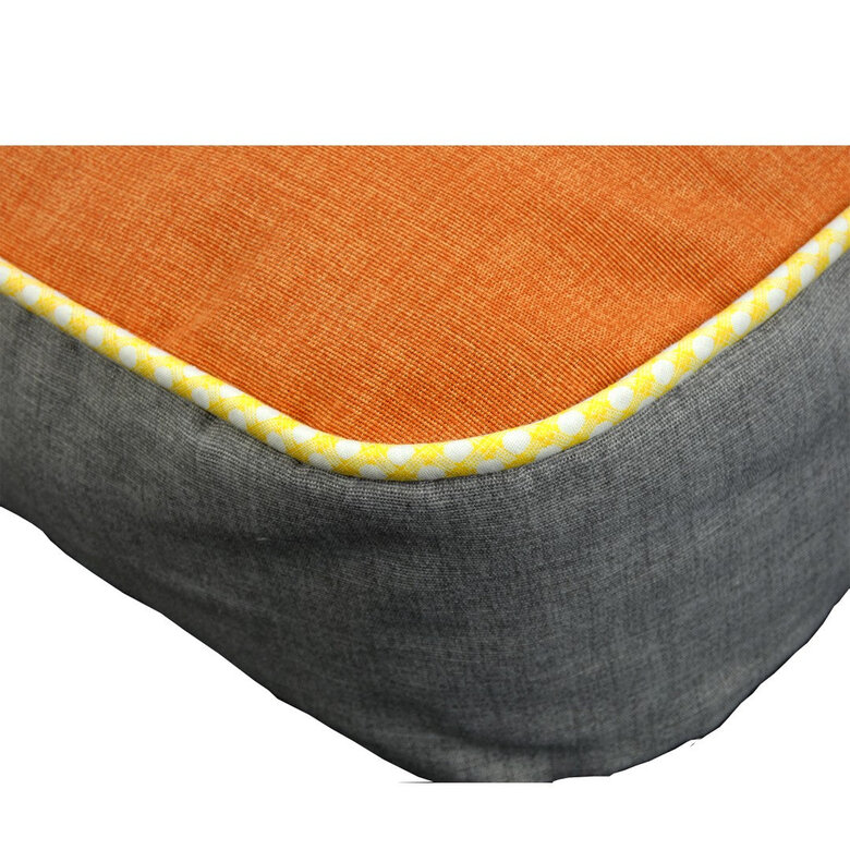 Ion Colchon Sweet naranja y gris, , large image number null