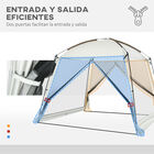 Outsunny Carpa con Mosquiteras Blanco, , large image number null