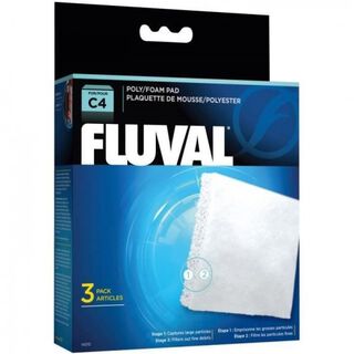 Fluval Filtro de Esponja y Poliéster para acuarios