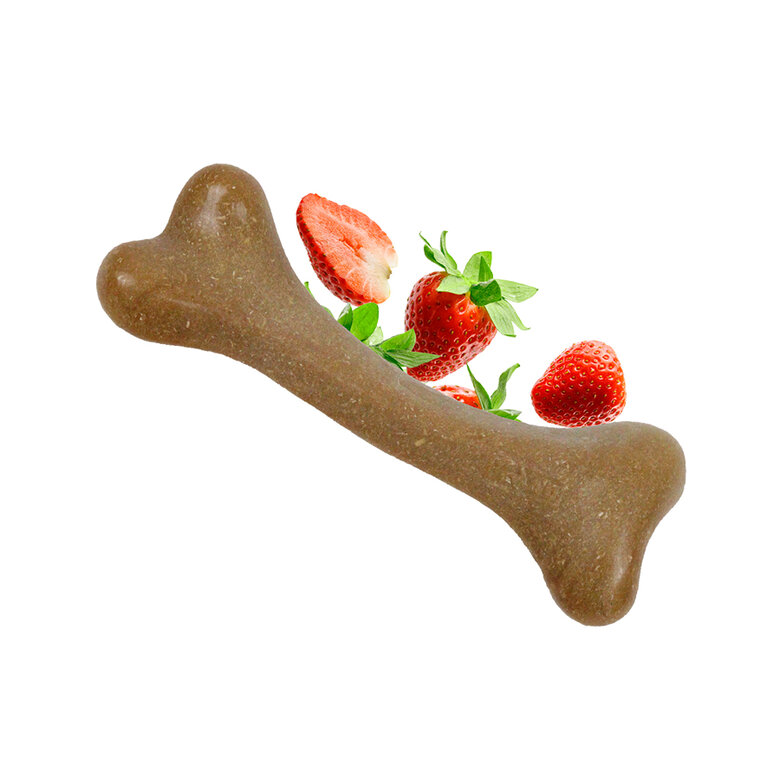 Dashi Fruity Bones Fresa snack para perros medianos, , large image number null