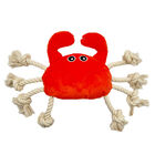 Tootoy! Comfort Fresh Crab peluche con cuerda para perros, , large image number null