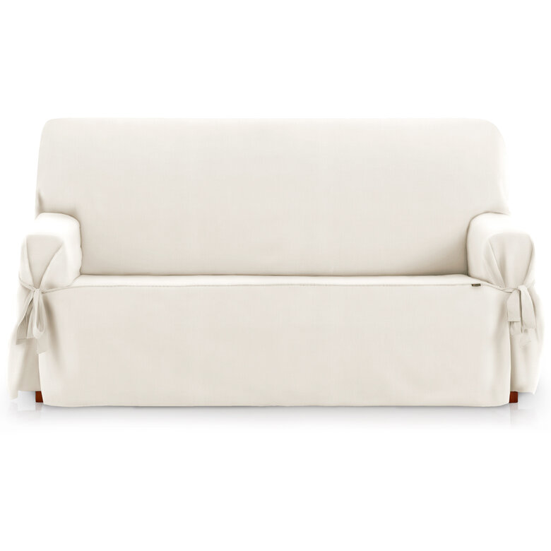 Vipalia Protector Funda Sofa 3 Plazas Con Lazos Color Marfil, , large image number null